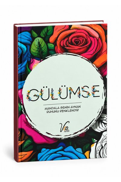 Pembe Yayınevi Mandala Boyama Kitabı – Yetişkinler İçin Stres Giderici Renkli Terapi - Gülümse