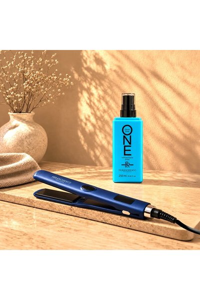 Feranchesco Professional Sleek & Shine Duo – Titanium Hair Straightener & Shi...