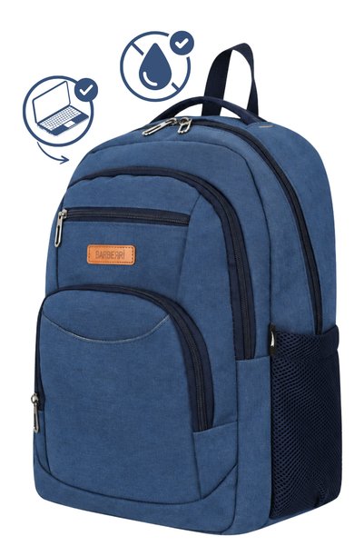 Baggor Waterproof Backpack with Laptop Compartment - Orthopedic, Multi-Compar...