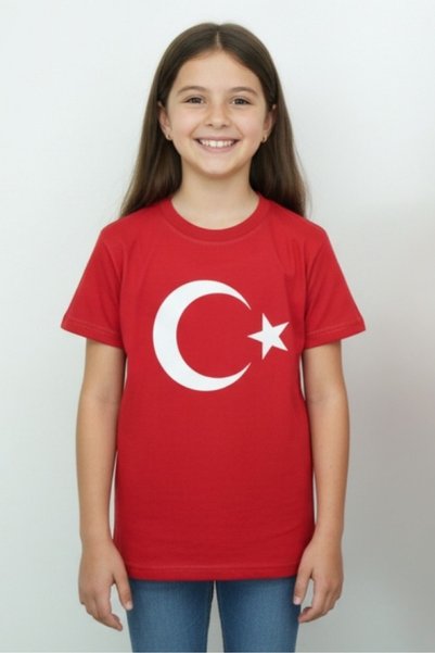 CRASSİ Tricou pentru băieți cu steag