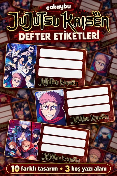 ca kay bu Jujutsu Kaisen Notebook Sticker