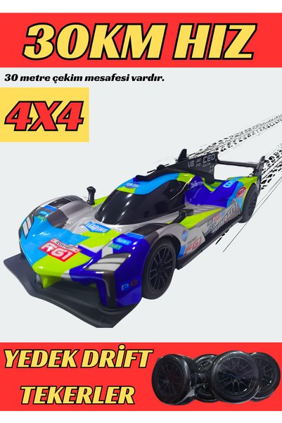Boratila Toys 1/16 Ölçek 2.4Ghz 7.4V Işıklı Şarjlı Full Fonksiyon Yüksek Hızl...