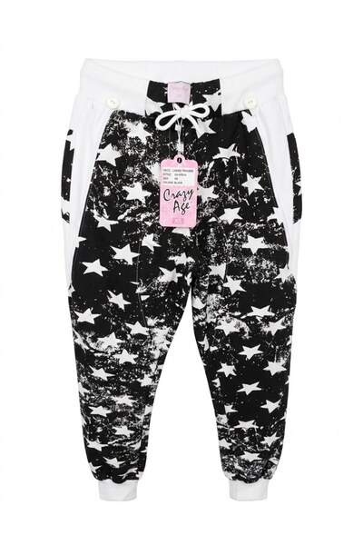OSM Pantaloni sport Crazy Age cu stele, Mărimea XS