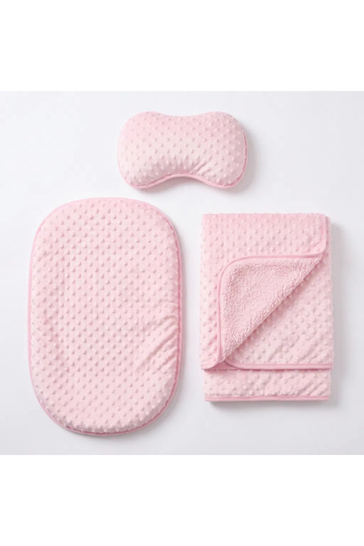EFEYOO Baby Changing Set with Blanket, Mat, Muslin, Baby Pillow, Newborn, Cri...