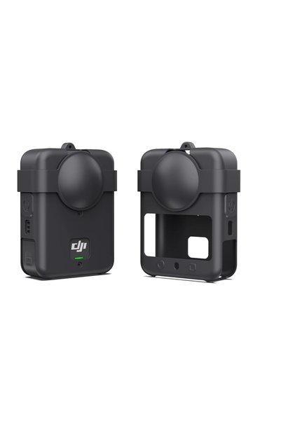 DJI Osmo 360 / Osmo 360 2 Uyumlu Lens Kapaklı Silikon Koruma Kılıfı