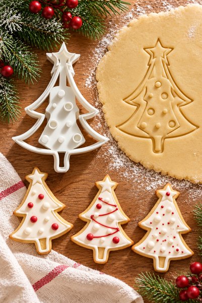3DPrintLix Christmas Tree Themed Cookie Mold