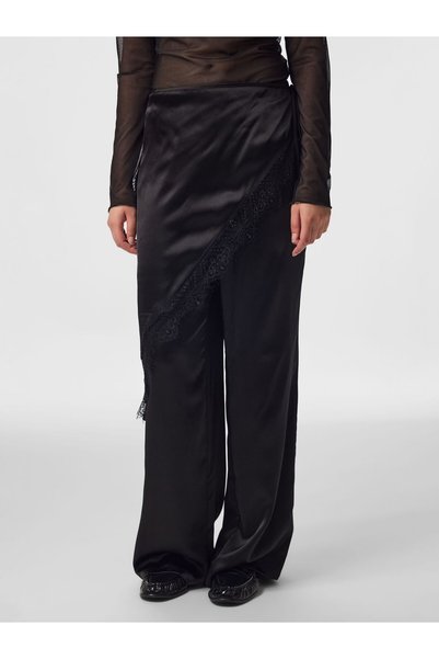 PIECES Pantaloni PCSTINA MW DETALIU FUSTĂ