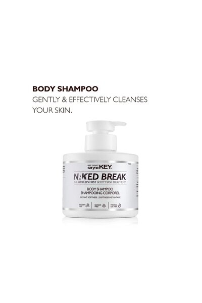 Saryna Key Șampon pentru corp Naked Break pentru curățarea pielii la duș, 500 ml