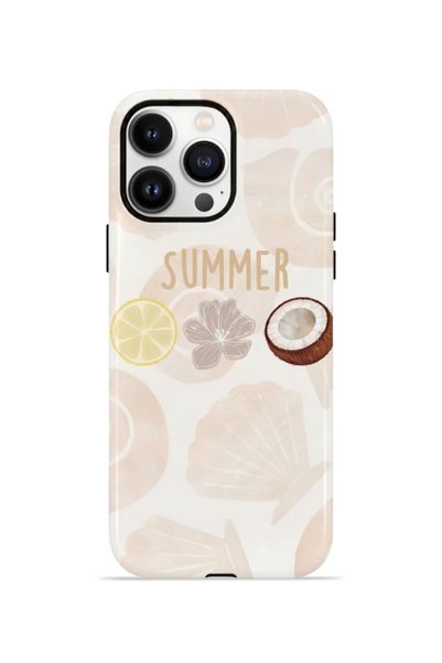 PiyasaSepeti iPhone 13 Pro Max Vorian MagSafe Double-Layered Case - Coconut S...