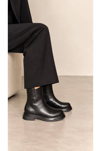 ESSO LA MİA Nerına Side Zipper Flat Boots