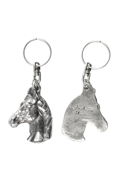 Art - Dog Cal de companie australian - breloc placat cu argint, decorațiune p...
