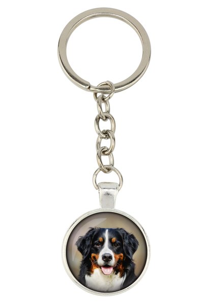 Art - Dog Câine de munte bernese - breloc cu fotografia ta, decorațiune pentr...