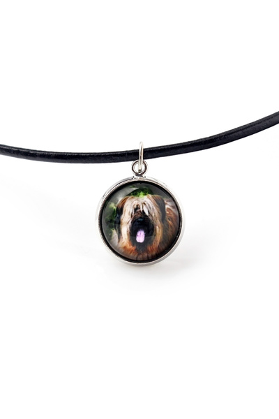 Art - Dog Briard, Berger de Brie - pandantiv pentru colier cu fotografia ta, ...