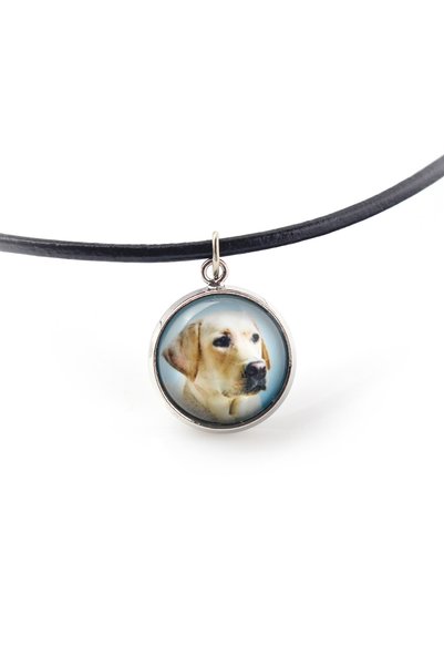 Art - Dog Labrador Retriever I - pandantiv pentru colier cu fotografia ta, lu...