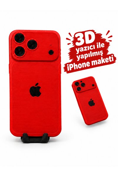Genel Markalar iPhone 17 Pro Max Uyumlu Birebir Görünümlü Maket Telefon - Vit...