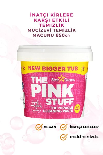 ThePinkStuff Mucizevi Temizlik Macunu 850 g – Çok Amaçlı, Ocak-Fırın, Lavabo ...