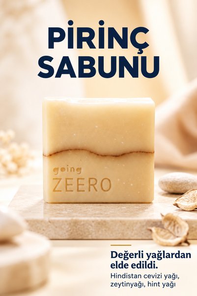 Going Zeero Doğal El ve Vücut Sabunu - Pirinç Unu & Limon Çimeni