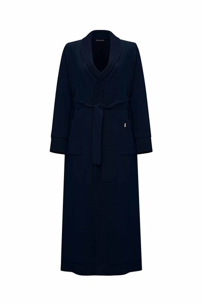 MISS DALIDA T26K-9006 Selanik Örgü Detaylı Düz Renk Hırka OASI-DARK NAVY