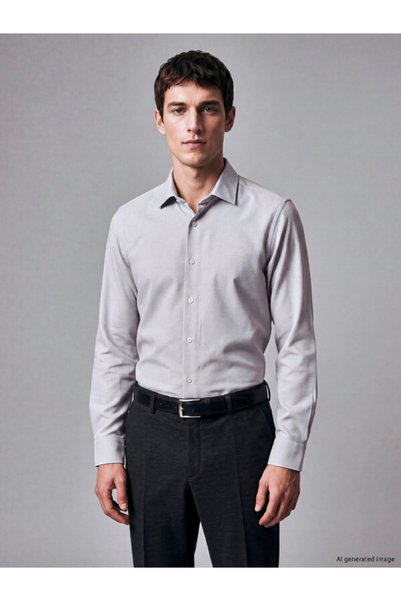 LC Waikiki Sparkling Choices from Shining Store Slim Fit Dobby Men's Shirt
