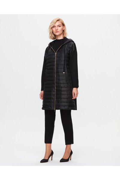 MISS DALIDA T25K-8017 Kolları Triko Mont BLACK
