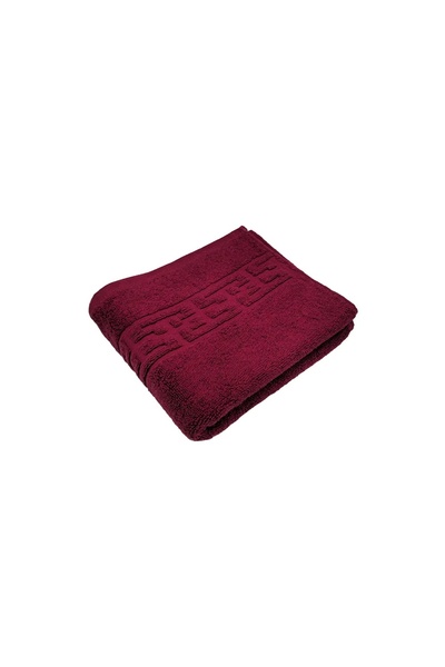 OEM Prosop față 50x90 cm bordo, bumbac 550 g/m², bordură grecească