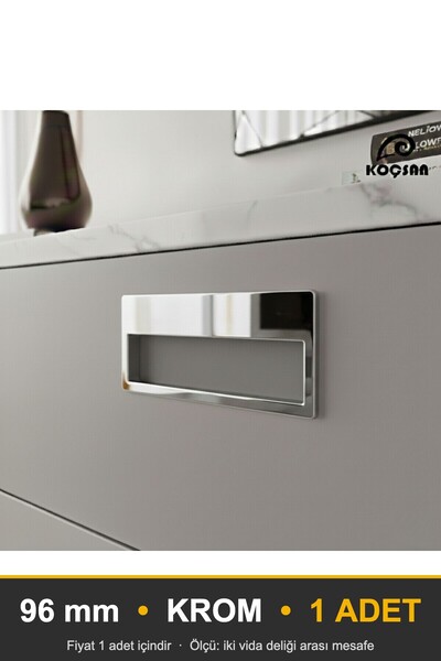 KOÇSAN Flush Handle Luxury Country Kitchen Furniture Cabinet Drawer Handle Ch...
