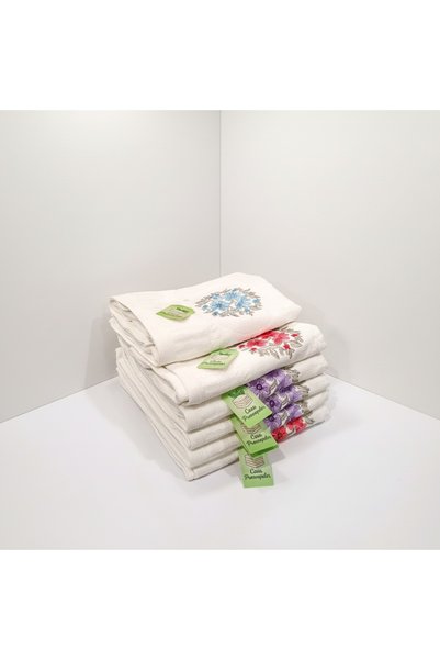 OEM Set 10 prosoape parastas și înmormântare, de față, crem, 50x90 cm, bumbac...