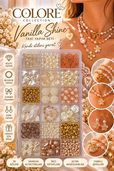 By MO Accessories 🤍   Colecția Mo Coloré Vanilla Shine – Set hobby pentru co...