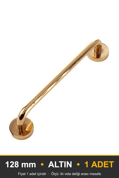 KOÇSAN Efsun Gold 128 mm Handle Luxury Country Kitchen Furniture Cabinet Draw...