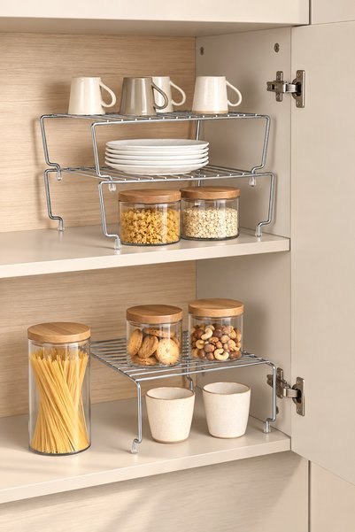 ORSA HOME 134 31 Cm Dolap Içi Düzenleyici Raf,mutfak Organizeri