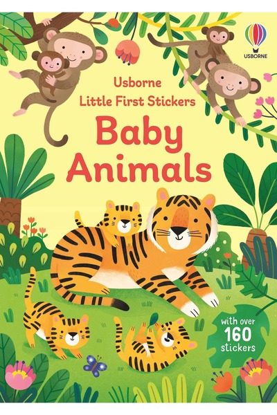 Usborne Carte pentru copii, Usborne, Little First Stickers Baby Animals, 3+ ani