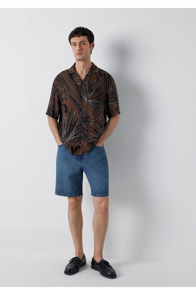Mavi Printed Brown Shirt Loose Fit / Relaxed Fit 0212003-91558