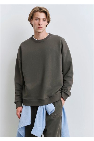 Mavi MV91 Sırt Baskılı Yeşil Sweatshirt 0S10405-71542