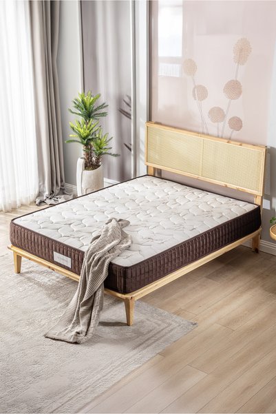 US. SLEEPING Super Bamboo Full Ortopedik Yaylı Yatak 21 cm (±1 cm)