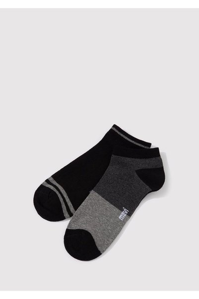 Mavi 2 Pack Black Booties Socks 091749-28386