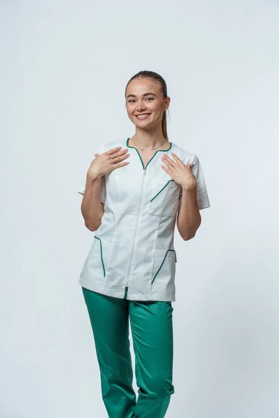 Masstex Bluza medicală Irina Zip