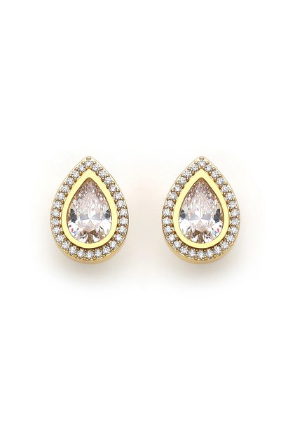 Mon Reve Drops of Joy Zircon Evening Dress Needle Earrings