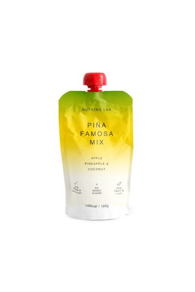 NUTRINO LAB Piure de mere, ananas și nucă de cocos, 180g