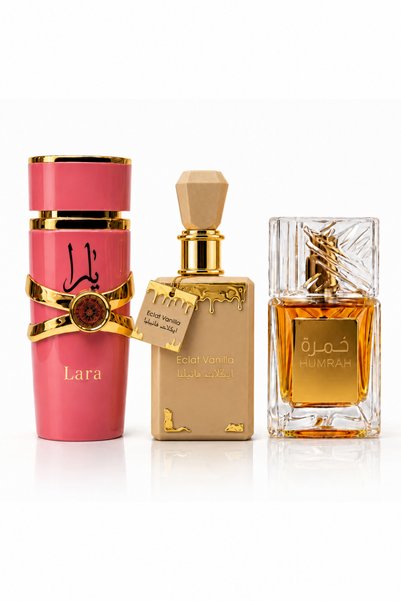 MANASIK Set de 3 parfumuri Lara, Humrah, Eclat 3x100ml