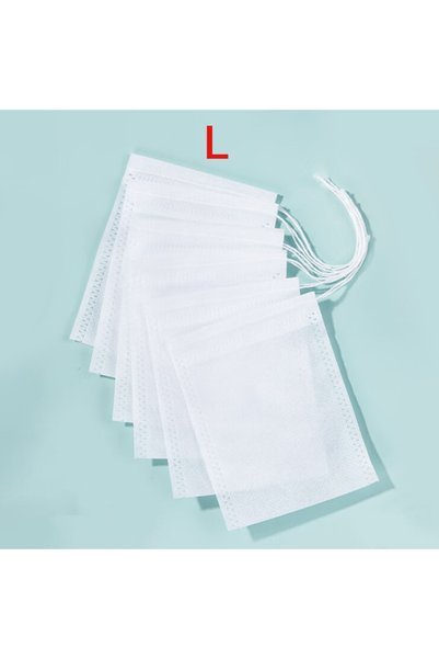 Choice L 100pcs Disposable Tea Filter Bags; Drawstring Filter Tea Bags 100pcs...