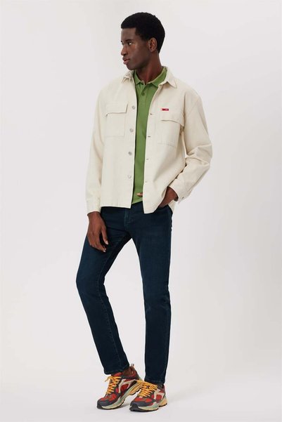 Lee Cooper Karela Erkek %100 Pamuk Dokuma Ceket Taş