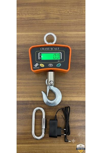 PLT POWER 1 TON-1000 KG KAPASİTE VİNÇ KANTARI-ŞARJLI CARASKAL BASKÜL-ASKI TER...