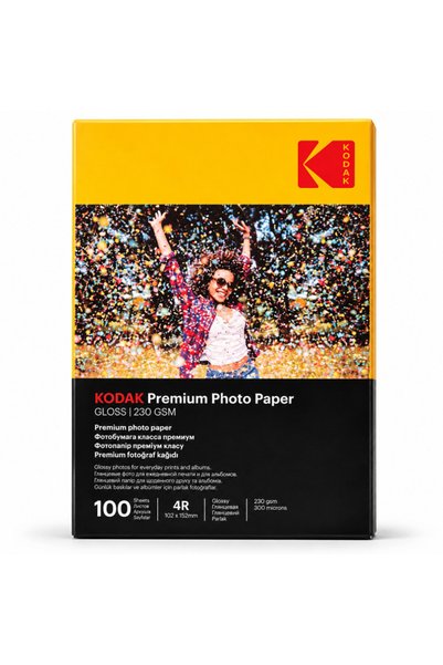 Kodak Пакет от 100 листа фотохартия Premium 10x15 см 230 г