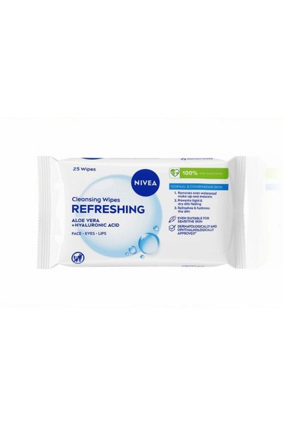 NIVEA Set 2 x Servetele Demachiante pentru Ten Normal, 25 Bucati