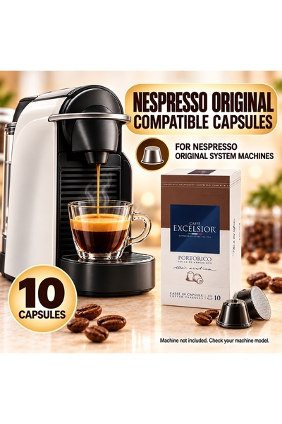 Caffè Excelsior Capsule de cafea Excelsior Porto Rico compatibile Nespresso, ...