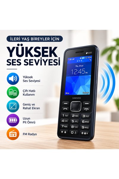 Genel Markalar DUOS Tuşlu Cep Telefonu NET VE YÜKSEK SES