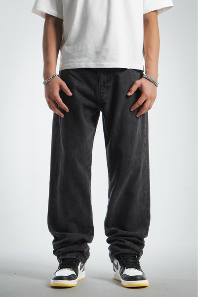 GRJ denim Smoke Baggy Fit Men's Jeans