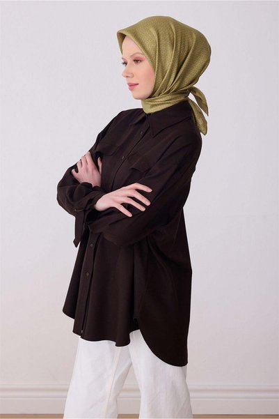 Belli Tivil Pure Silk Scarf 4317 - 88 Πράσινο Σχέδιο Μαρσιλίας
