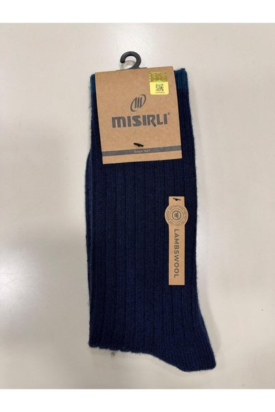 misirli1927 Mısırlı 65001 Erkek Kuzu Yünü(LAMBSWOOL)Çorap