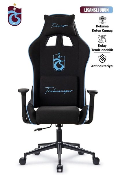 Trabzonspor Fanchair x Goal Siyah Kumaş Lisanslı Oyuncu Koltuğu